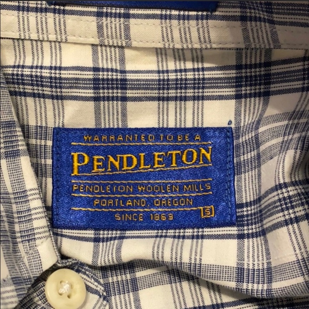 Pendleton Vintage Plaid Button Down - image 2